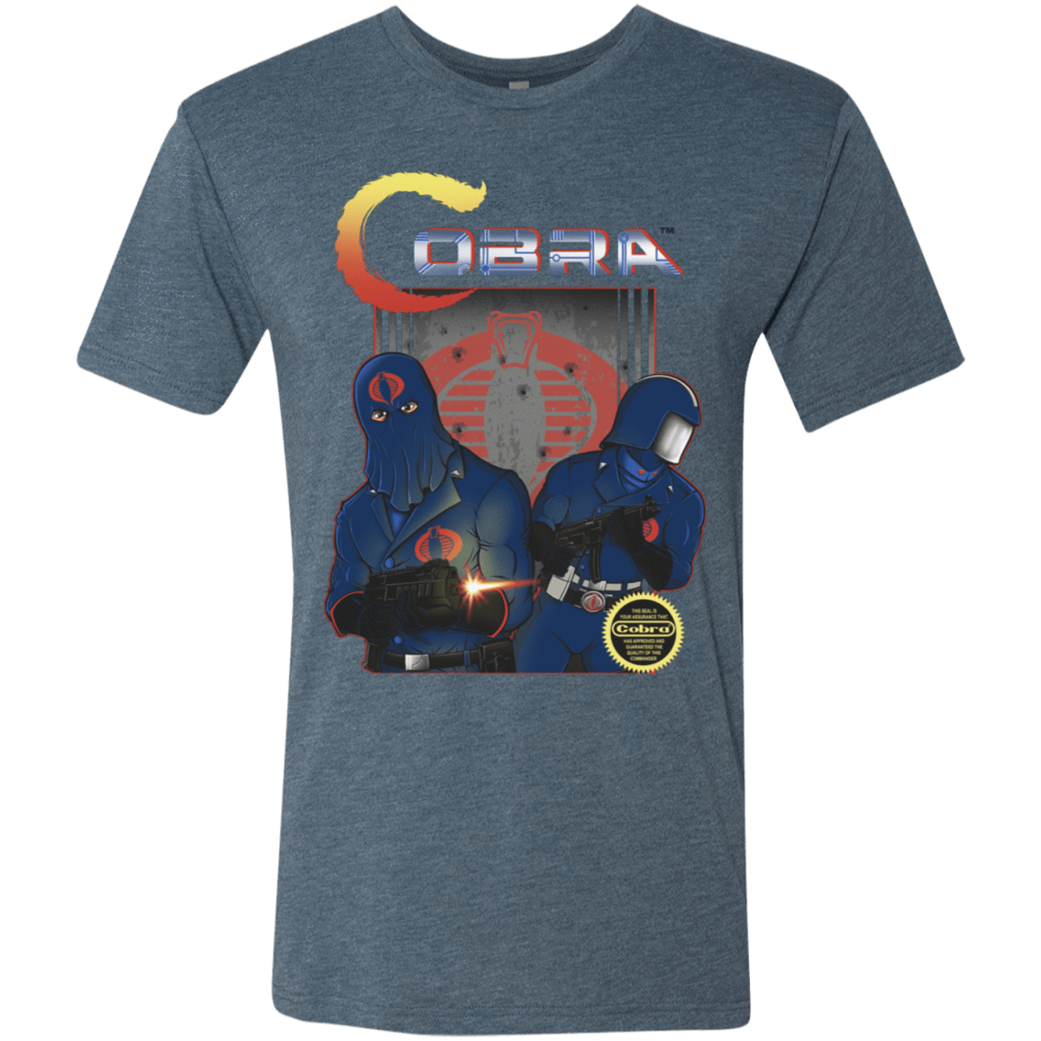 T-Shirts Indigo / S COBRA Men's Triblend T-Shirt