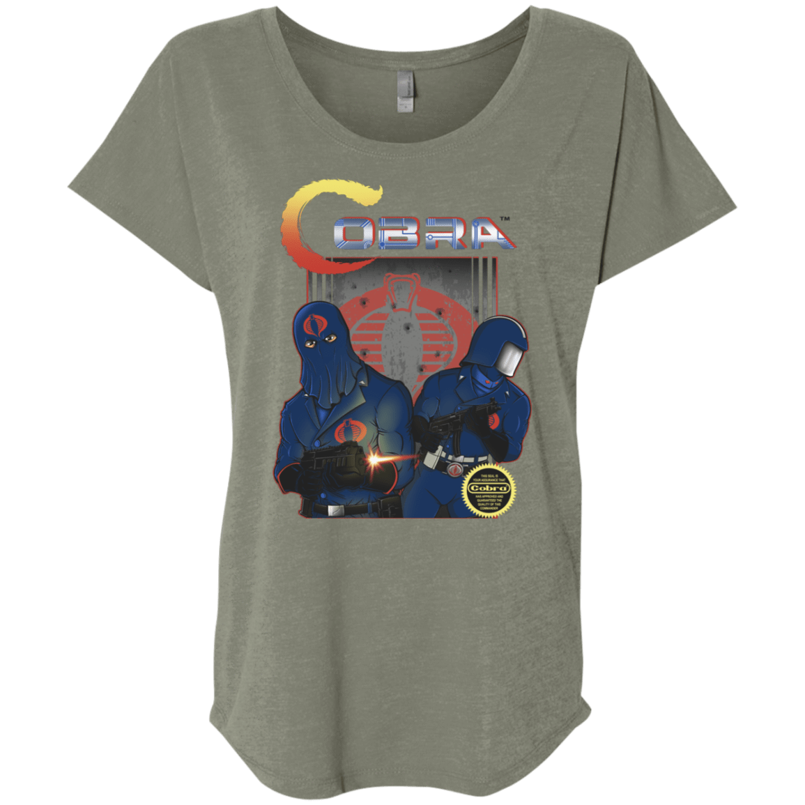 T-Shirts Venetian Grey / X-Small COBRA Triblend Dolman Sleeve