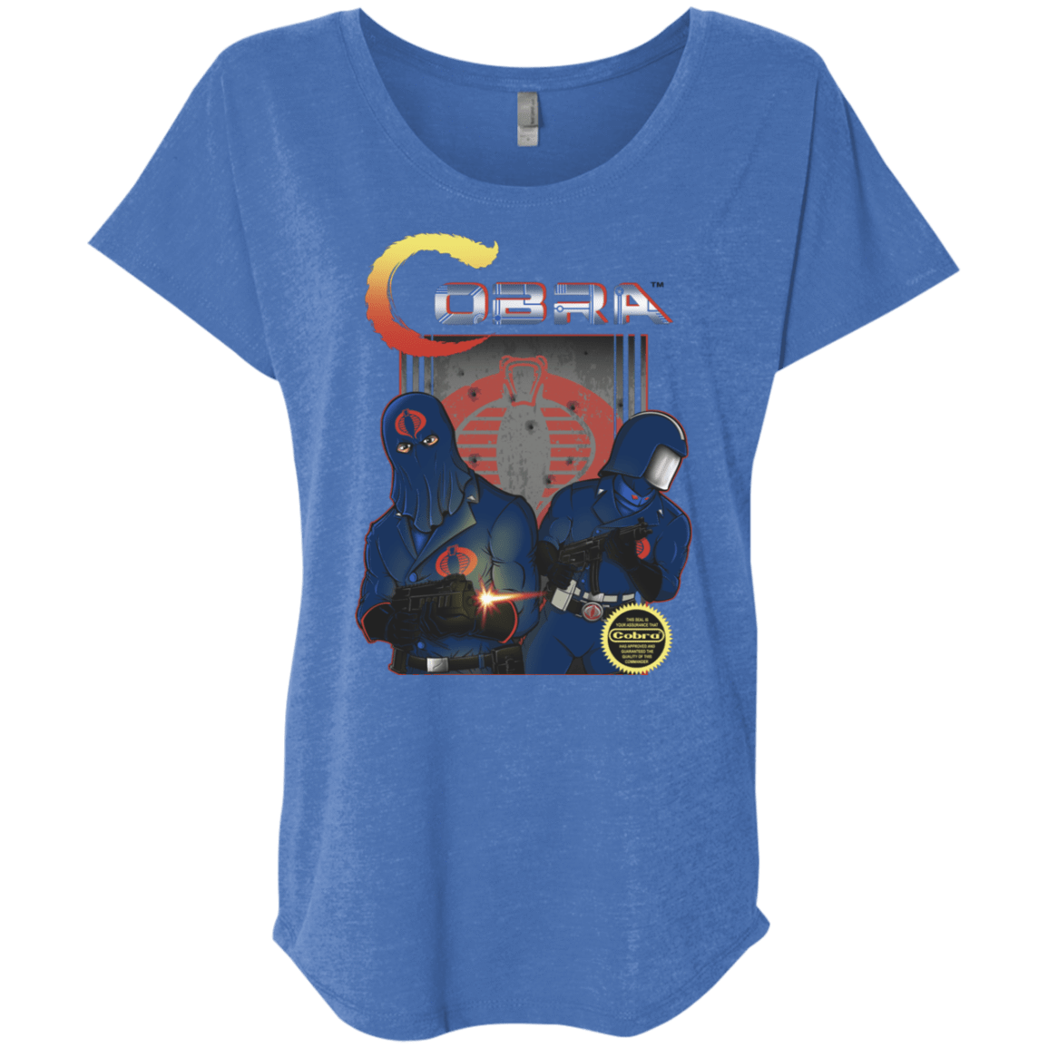 T-Shirts Vintage Royal / X-Small COBRA Triblend Dolman Sleeve