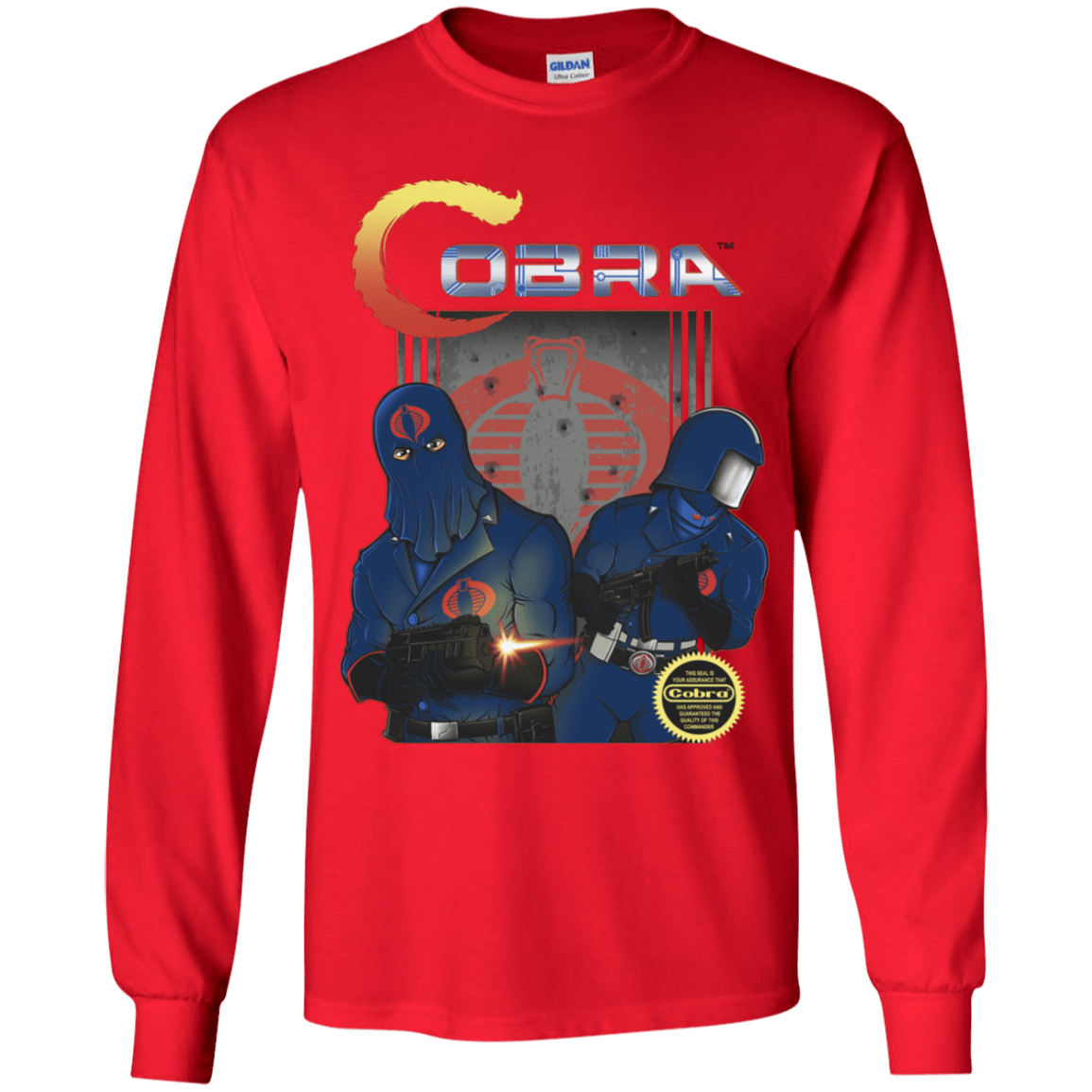 T-Shirts Red / YS COBRA Youth Long Sleeve T-Shirt