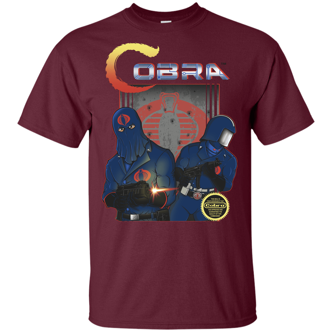 T-Shirts Maroon / YXS COBRA Youth T-Shirt