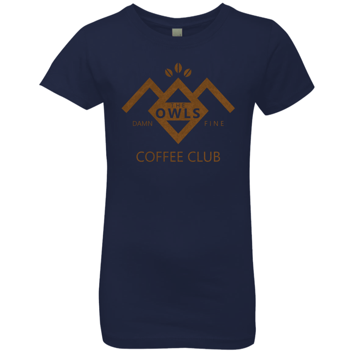 T-Shirts Midnight Navy / YXS Coffee Club Girls Premium T-Shirt