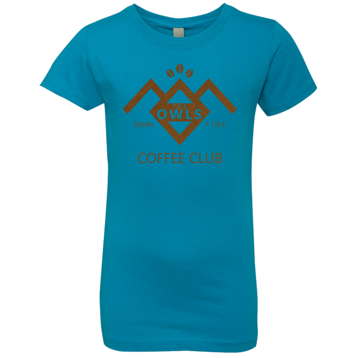 T-Shirts Turquoise / YXS Coffee Club Girls Premium T-Shirt