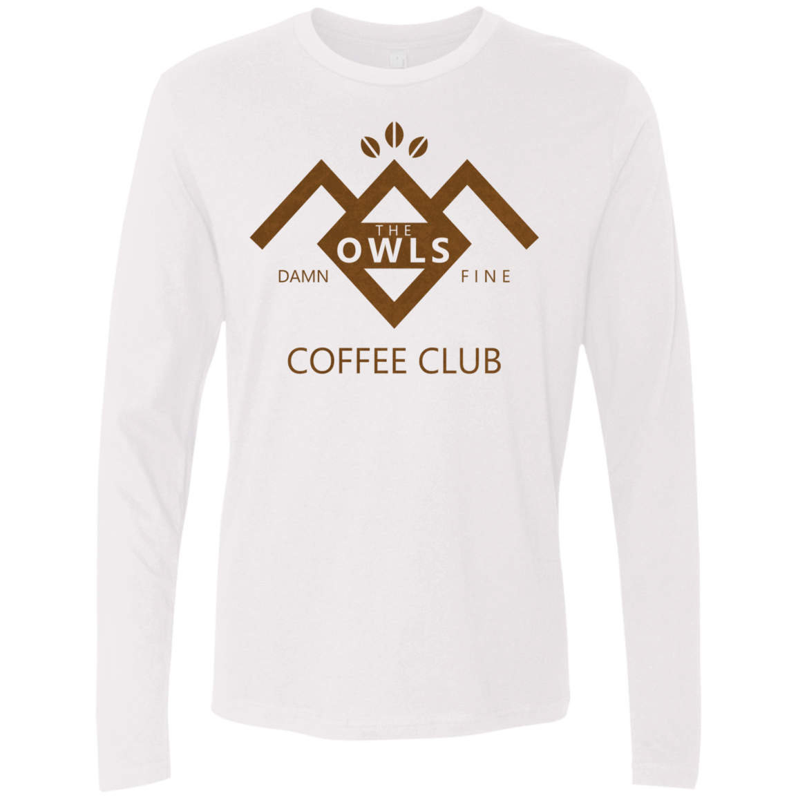 T-Shirts White / Small Coffee Club Men's Premium Long Sleeve