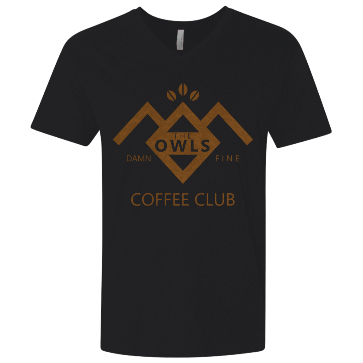 T-Shirts Black / X-Small Coffee Club Men's Premium V-Neck