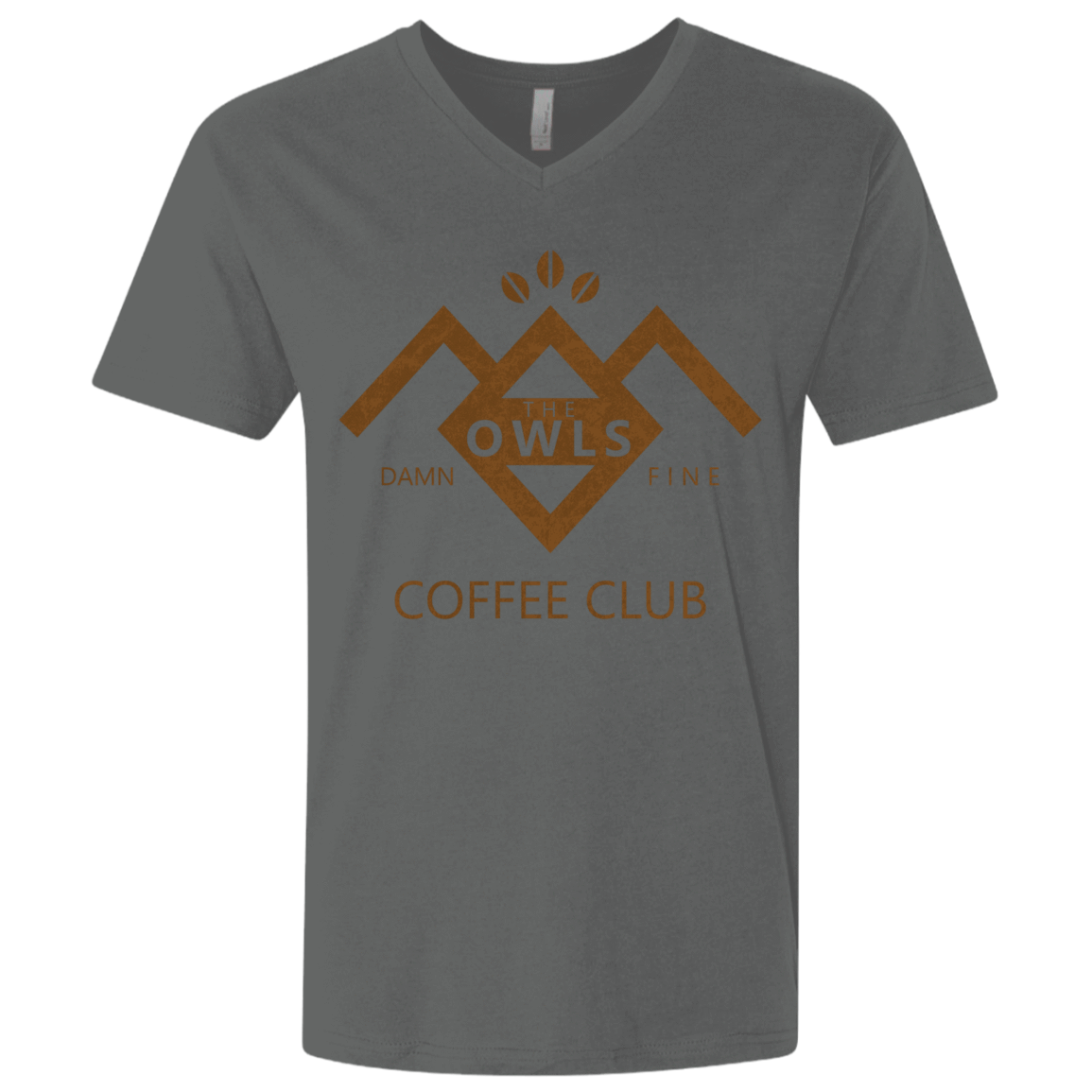 T-Shirts Heavy Metal / X-Small Coffee Club Men's Premium V-Neck