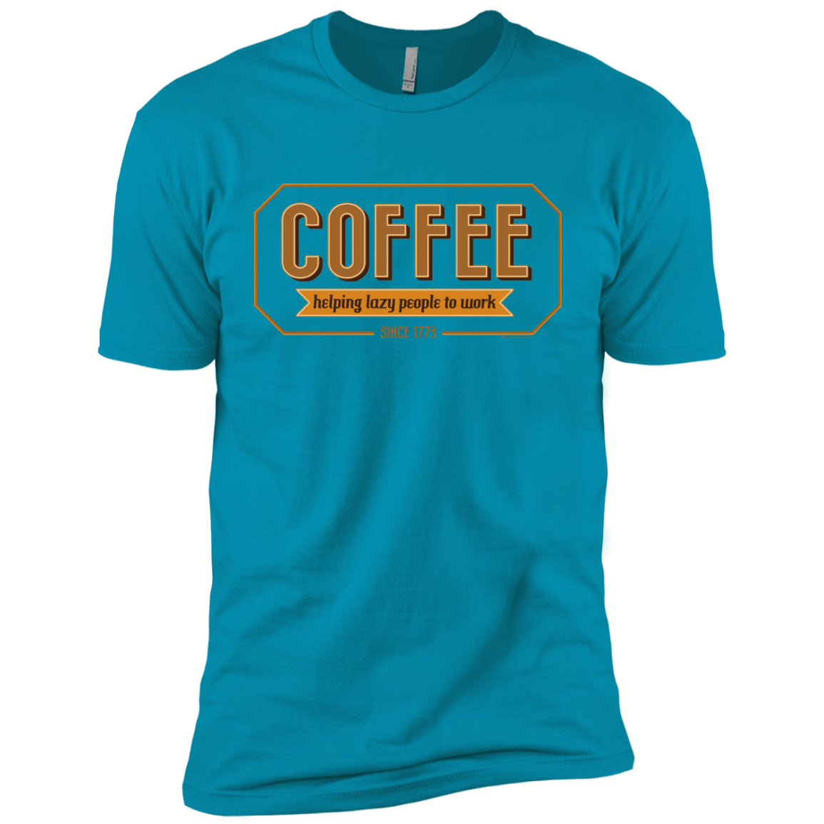 T-Shirts Turquoise / YXS Coffee For Lazy People Boys Premium T-Shirt