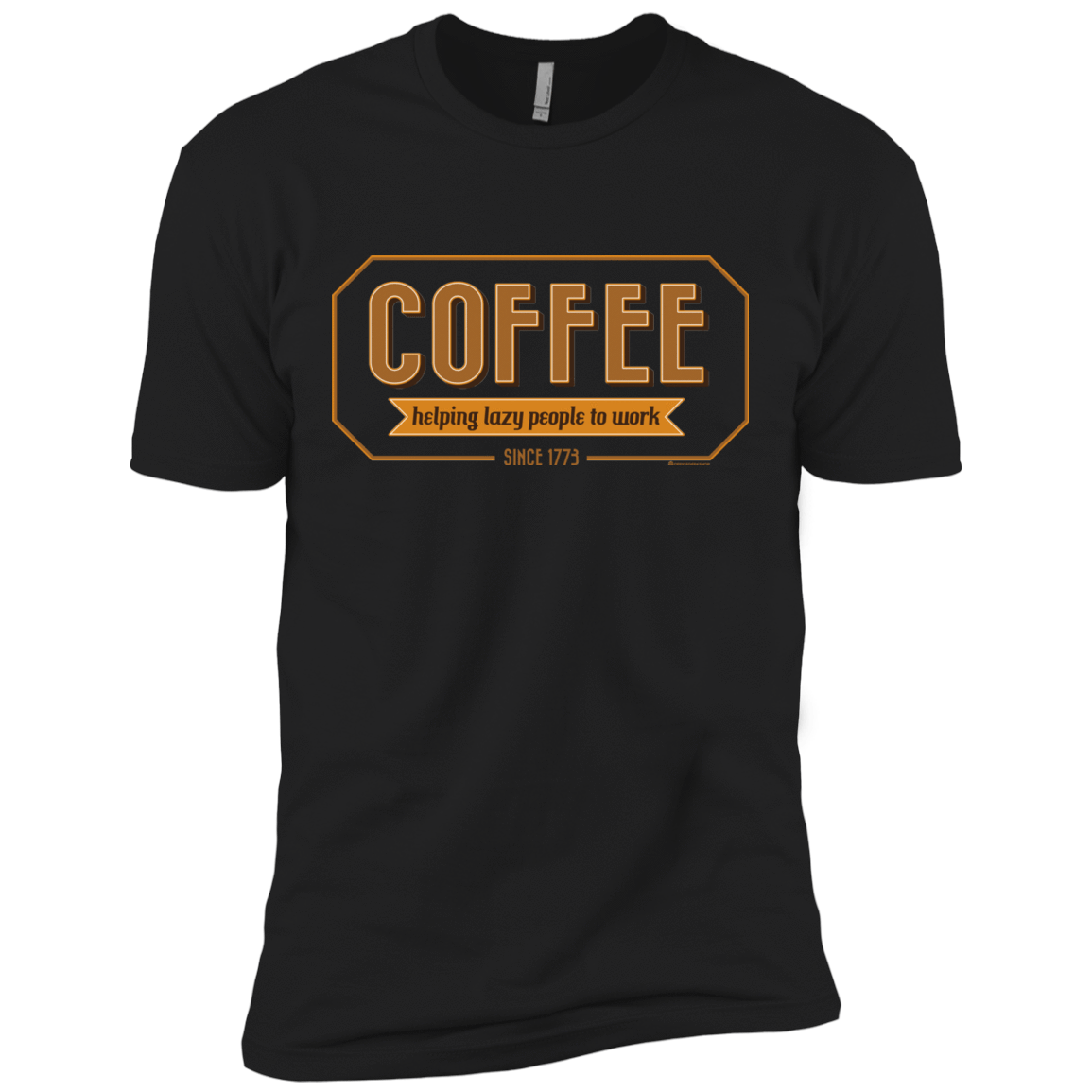 T-Shirts Black / X-Small Coffee For Lazy People Men's Premium T-Shirt