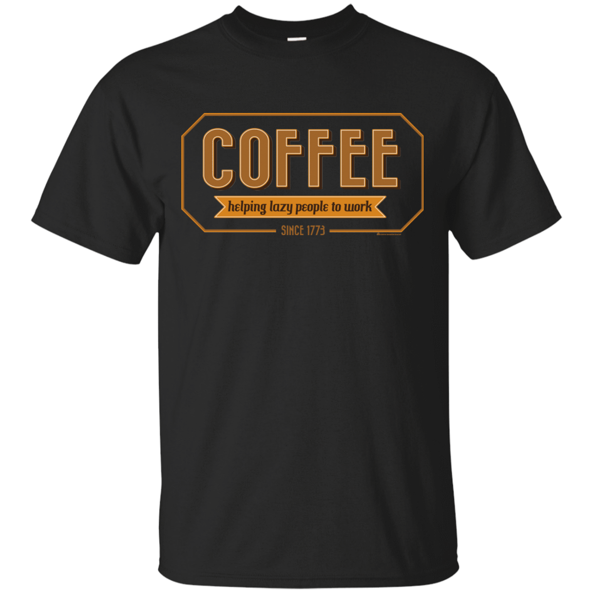 T-Shirts Black / Small Coffee For Lazy People T-Shirt