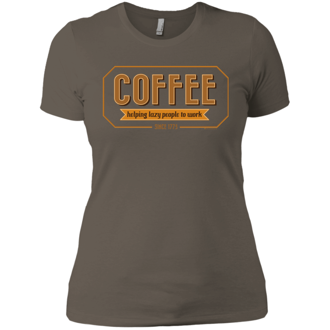 T-Shirts Warm Grey / X-Small Coffee For Lazy People Women's Premium T-Shirt