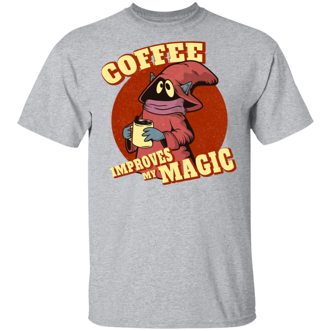 T-Shirts Sport Grey / S Coffee Improves My Magic T-Shirt