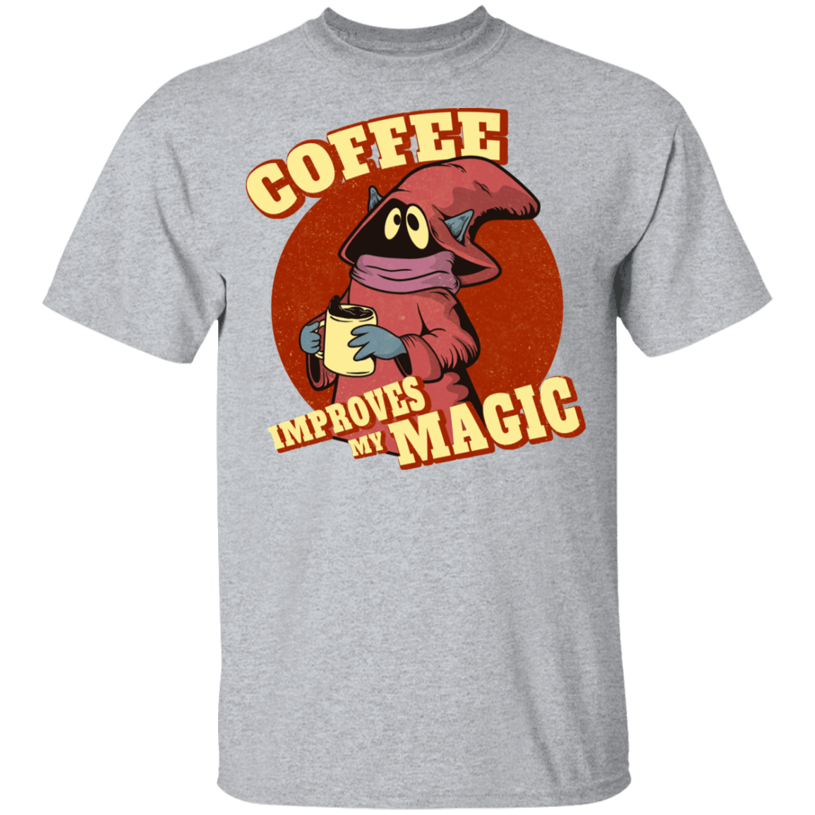 T-Shirts Sport Grey / YXS Coffee Improves My Magic Youth T-Shirt