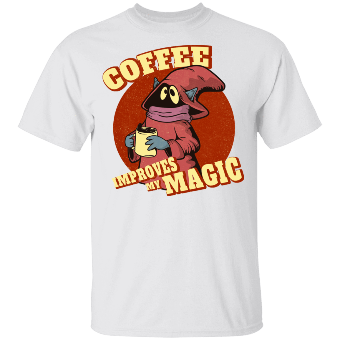 T-Shirts White / YXS Coffee Improves My Magic Youth T-Shirt