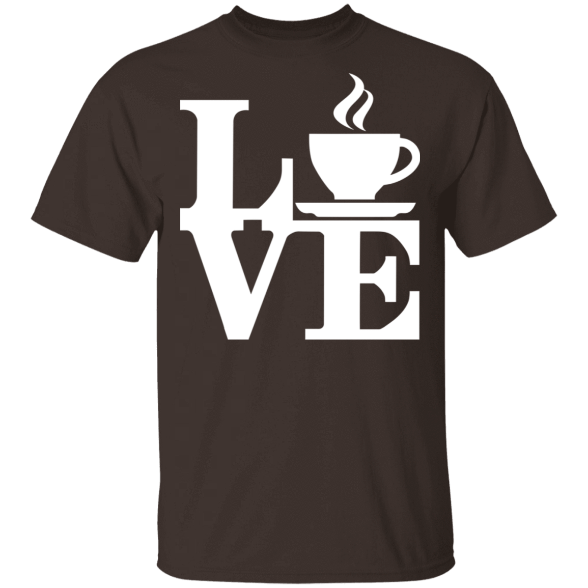 T-Shirts Dark Chocolate / S Coffee Love T-Shirt