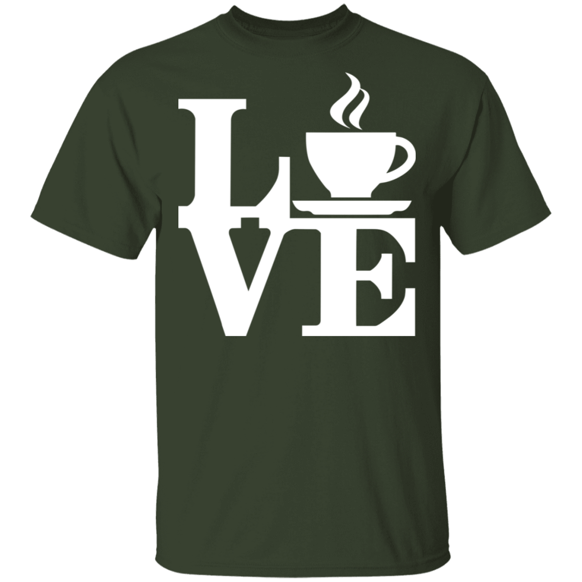 T-Shirts Forest / S Coffee Love T-Shirt