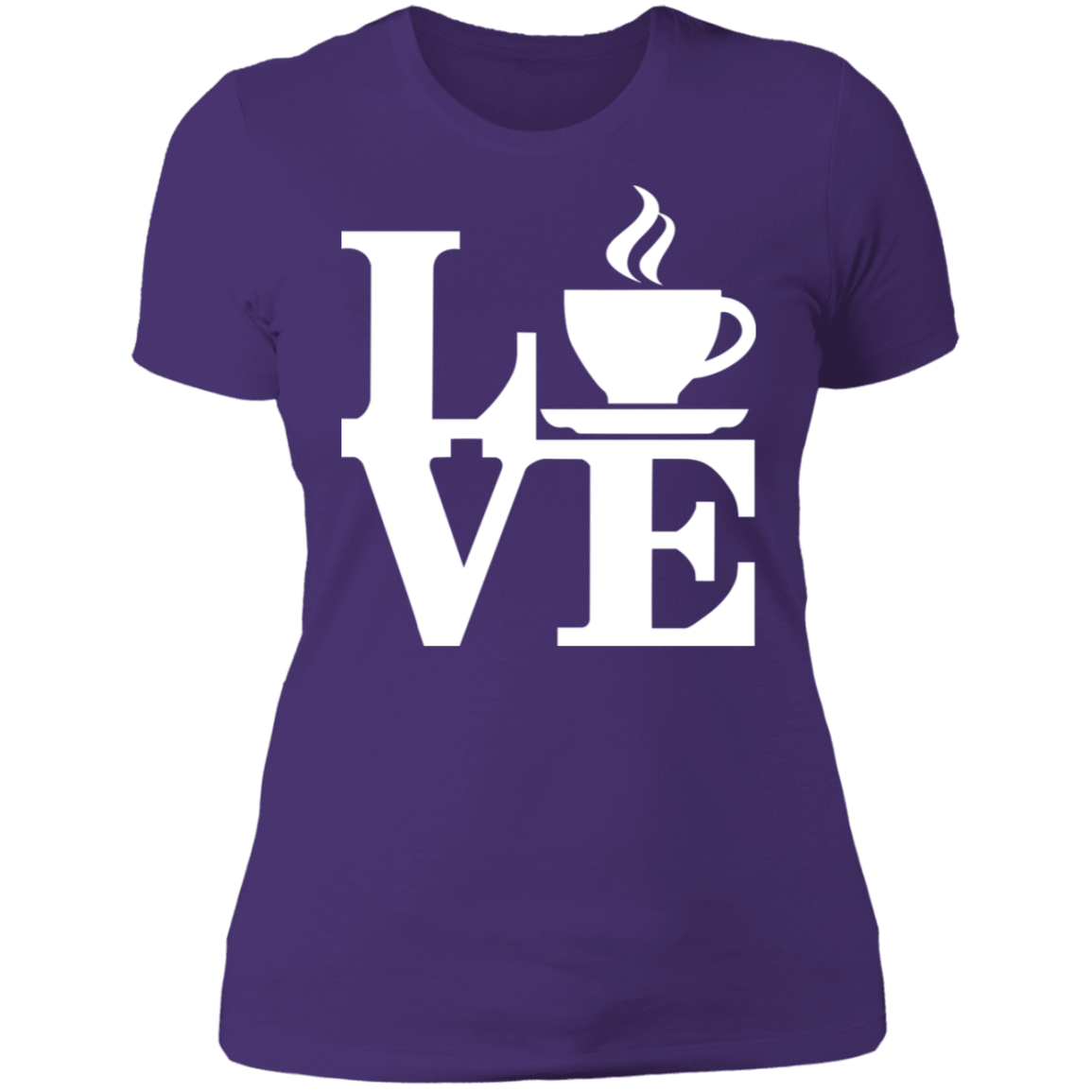 T-Shirts Purple Rush/ / S Coffee Love Women's Premium T-Shirt