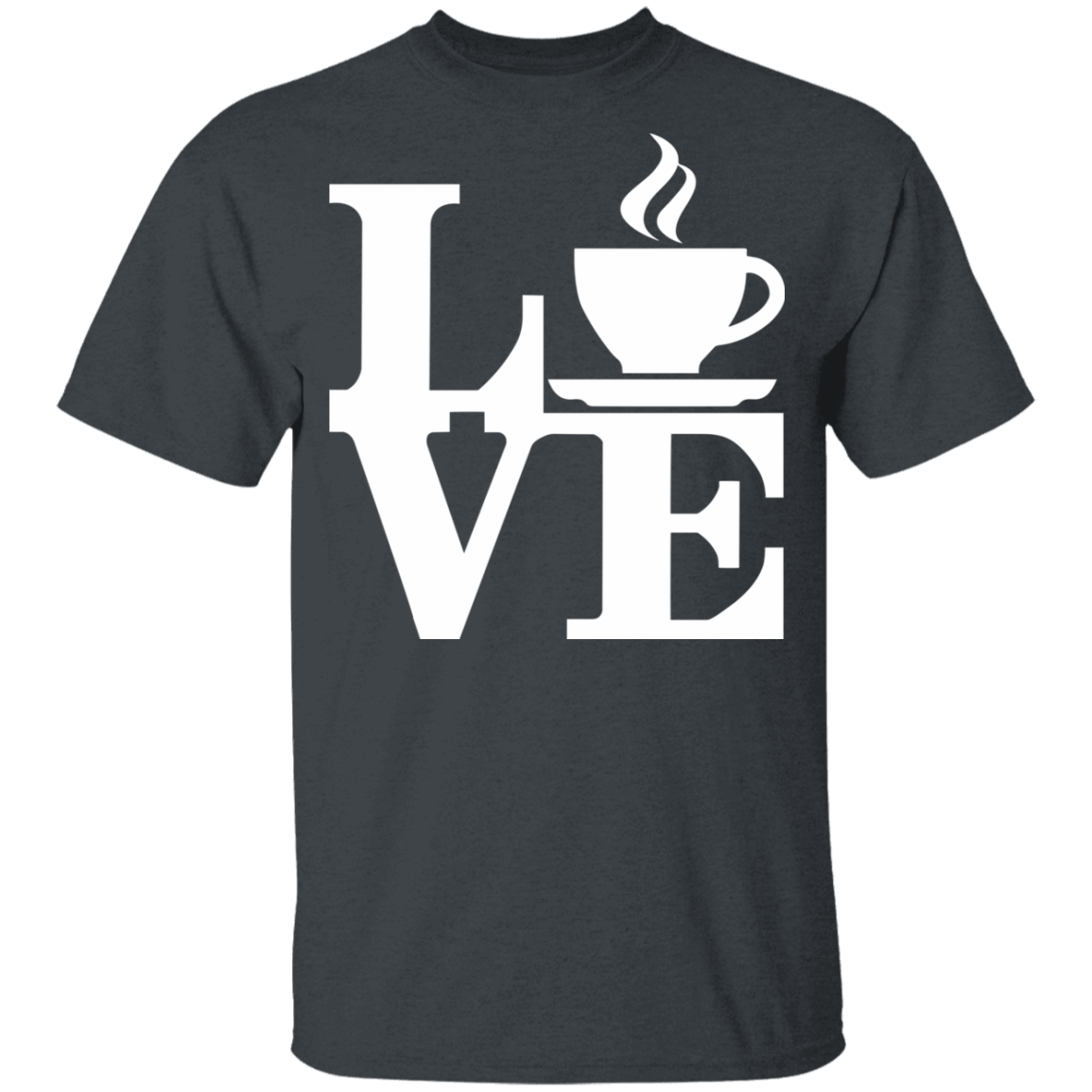 T-Shirts Dark Heather / YXS Coffee Love Youth T-Shirt