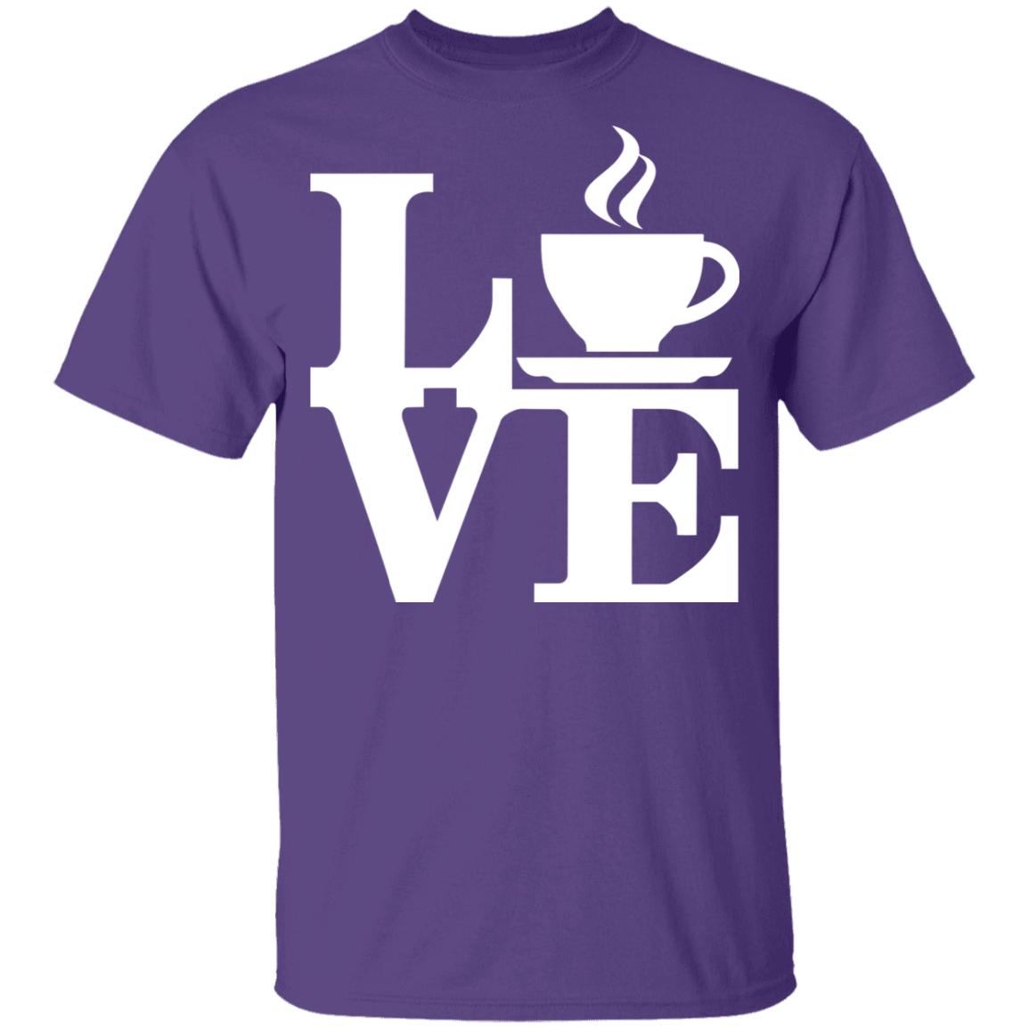 T-Shirts Purple / YXS Coffee Love Youth T-Shirt