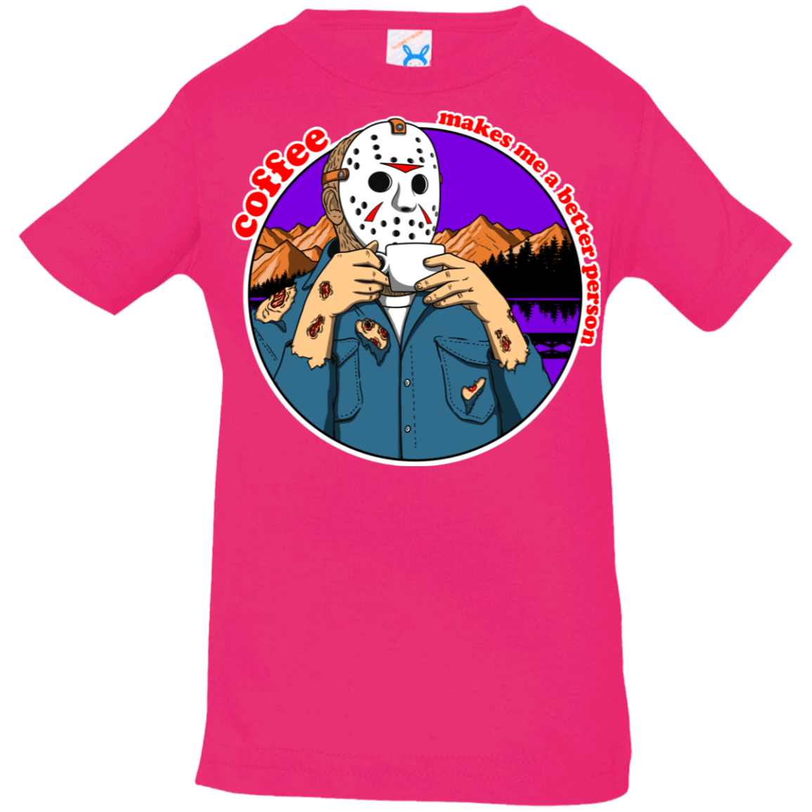 T-Shirts Hot Pink / 6 Months Coffee Makes Me Better Infant Premium T-Shirt