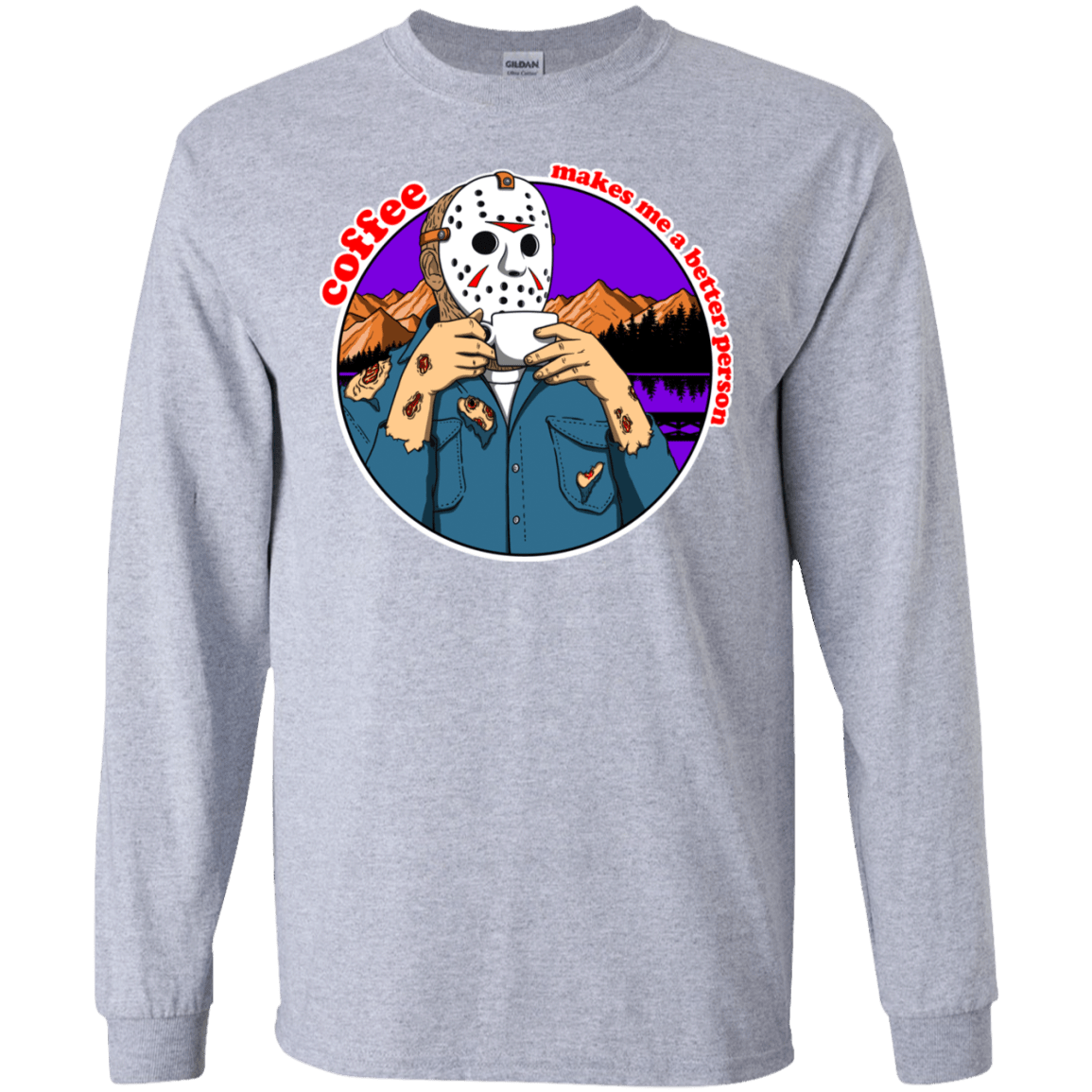 T-Shirts Sport Grey / S Coffee Makes Me Better Men's Long Sleeve T-Shirt