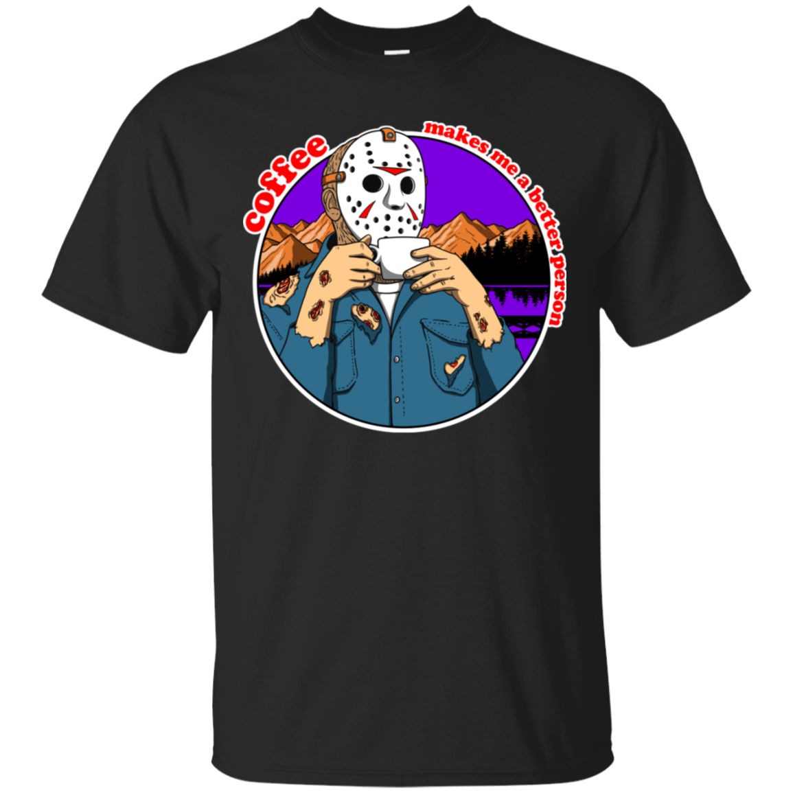 T-Shirts Black / S Coffee Makes Me Better T-Shirt