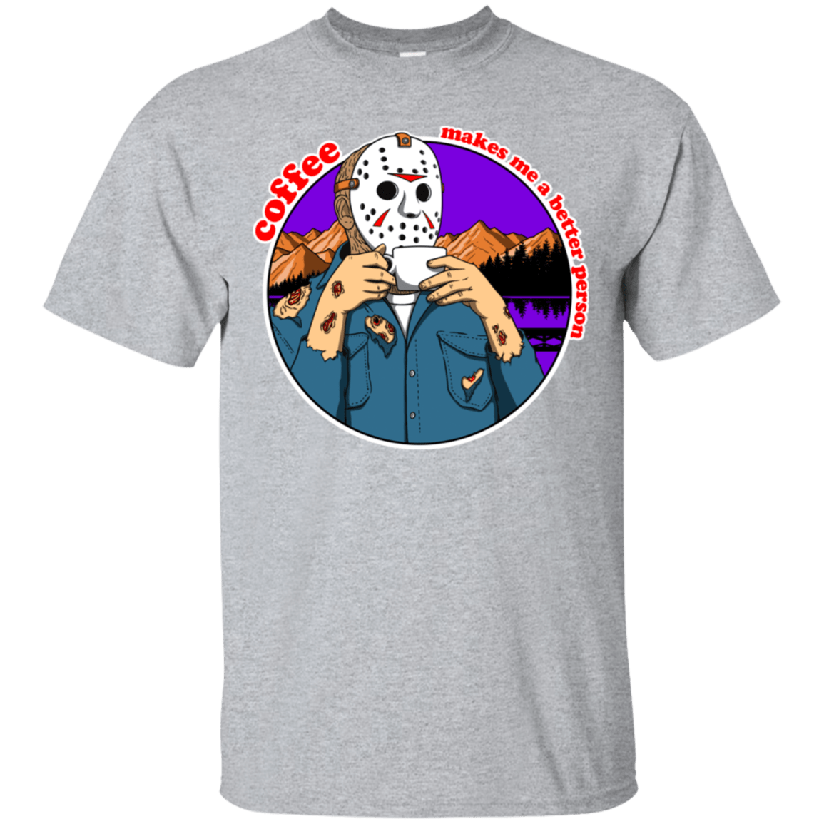 T-Shirts Sport Grey / S Coffee Makes Me Better T-Shirt