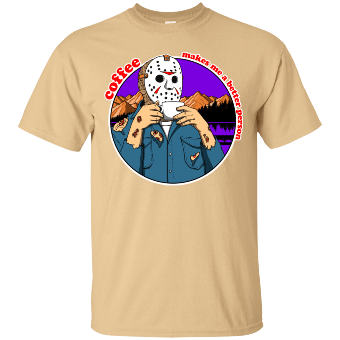 T-Shirts Vegas Gold / S Coffee Makes Me Better T-Shirt