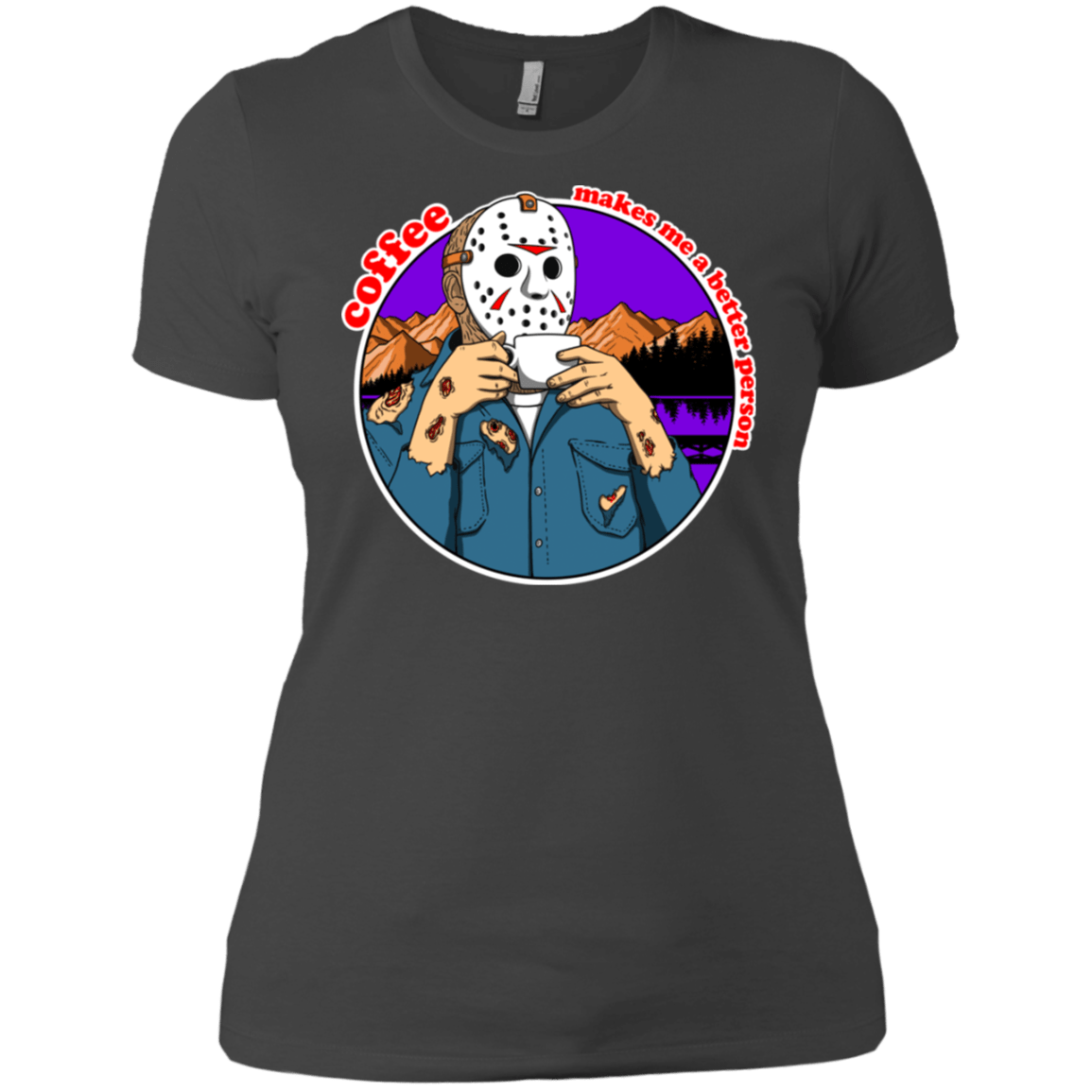 T-Shirts Heavy Metal / X-Small Coffee Makes Me Better Women's Premium T-Shirt