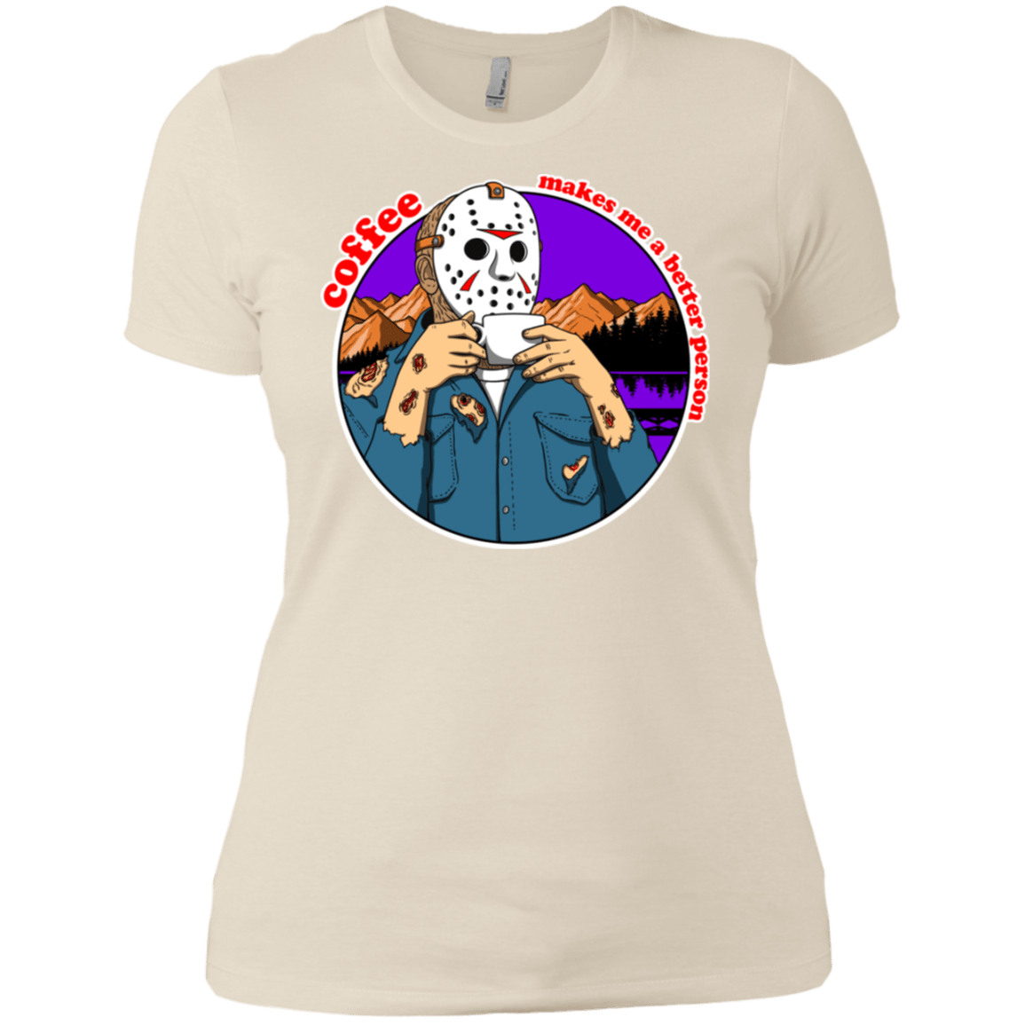 T-Shirts Ivory/ / X-Small Coffee Makes Me Better Women's Premium T-Shirt