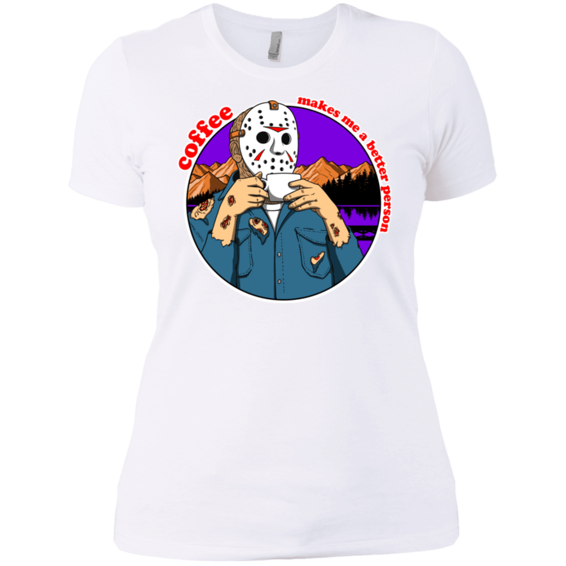 T-Shirts White / X-Small Coffee Makes Me Better Women's Premium T-Shirt