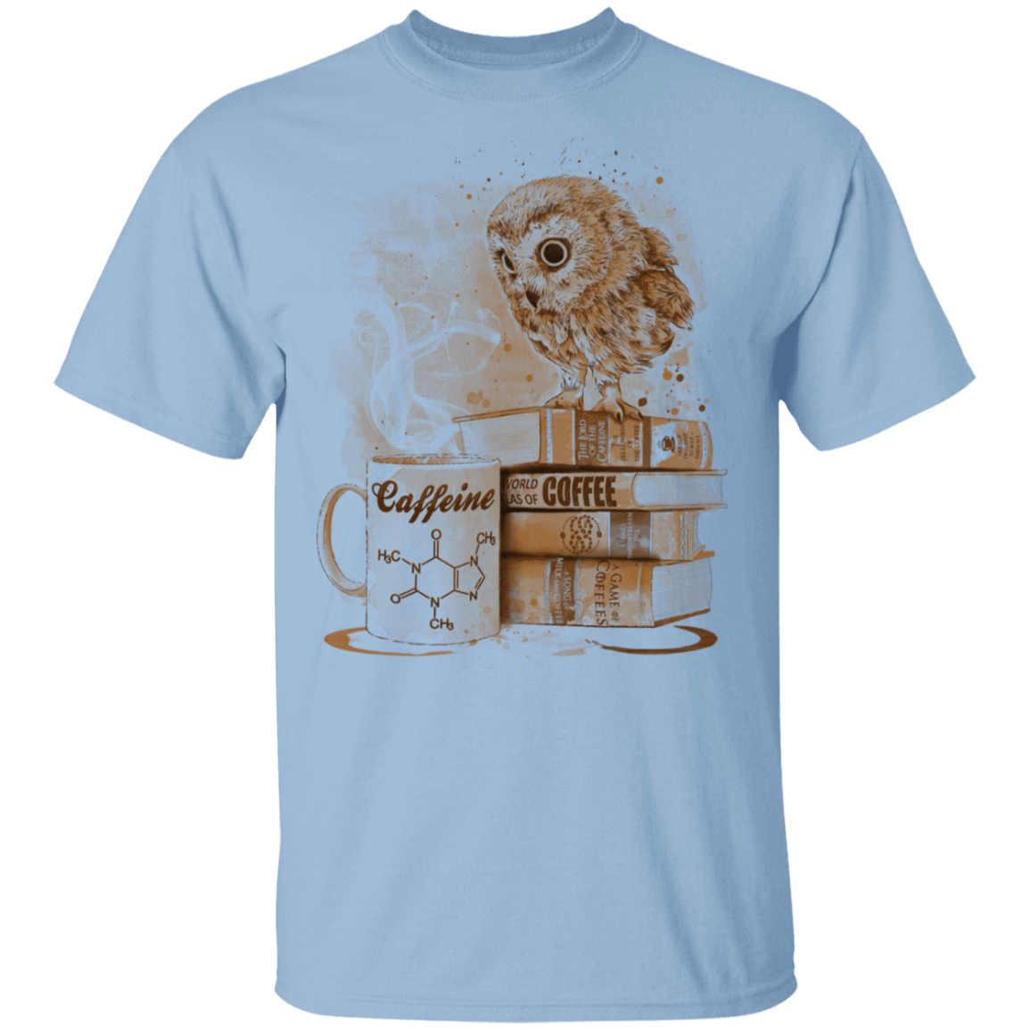 T-Shirts Light Blue / S Coffee Obsessed T-Shirt