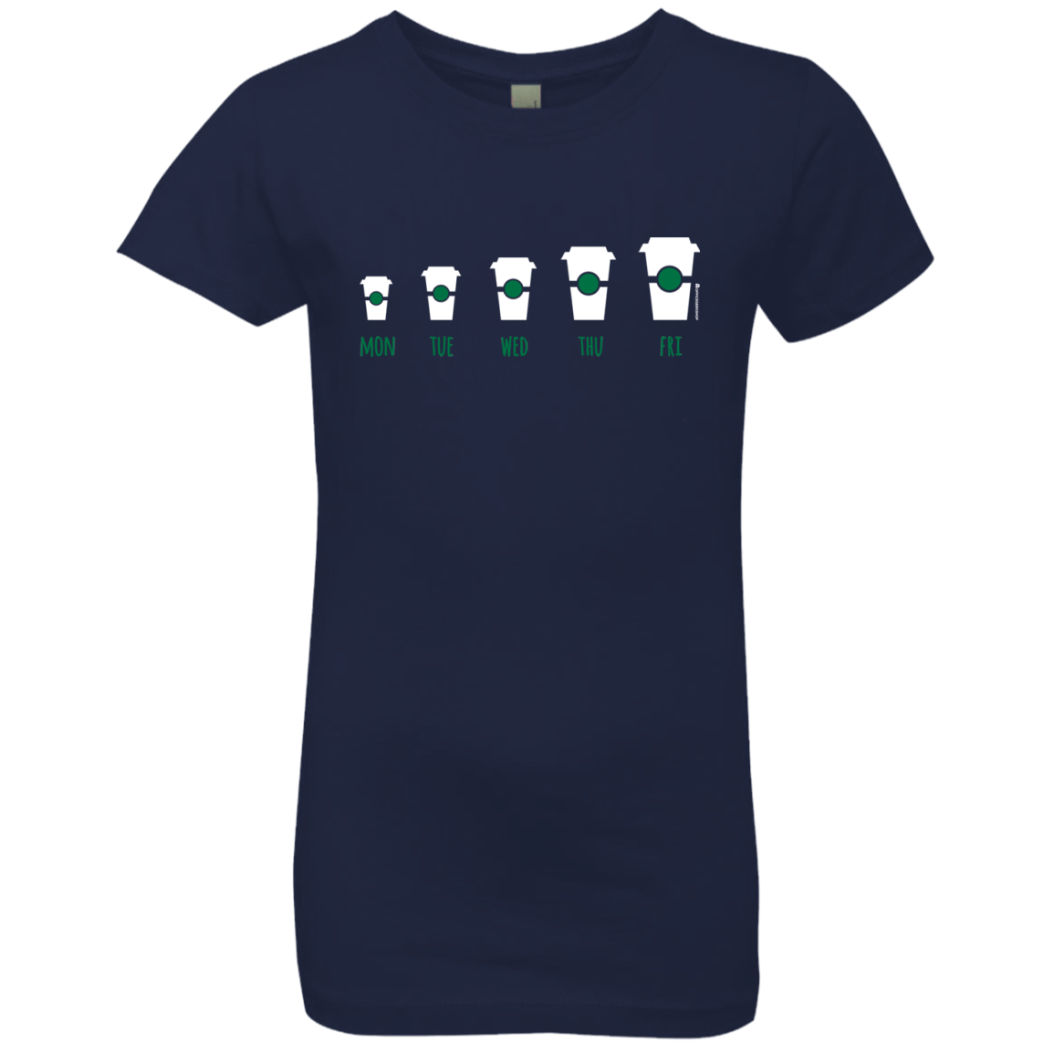 T-Shirts Midnight Navy / YXS Coffee Week Girls Premium T-Shirt