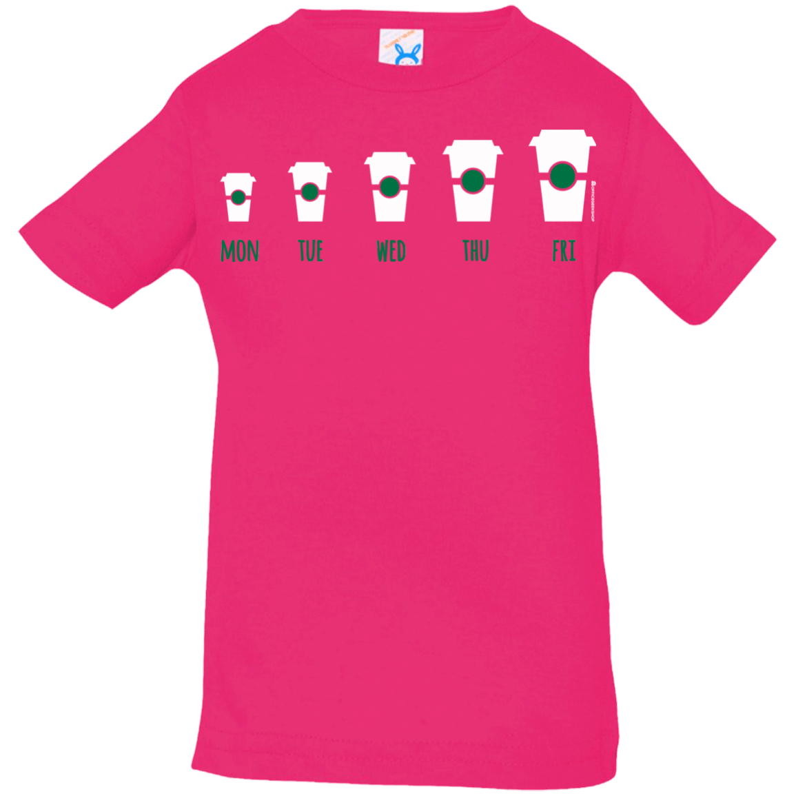 T-Shirts Hot Pink / 6 Months Coffee Week Infant Premium T-Shirt