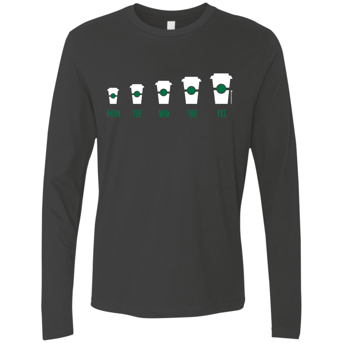 T-Shirts Heavy Metal / Small Coffee Week Men's Premium Long Sleeve