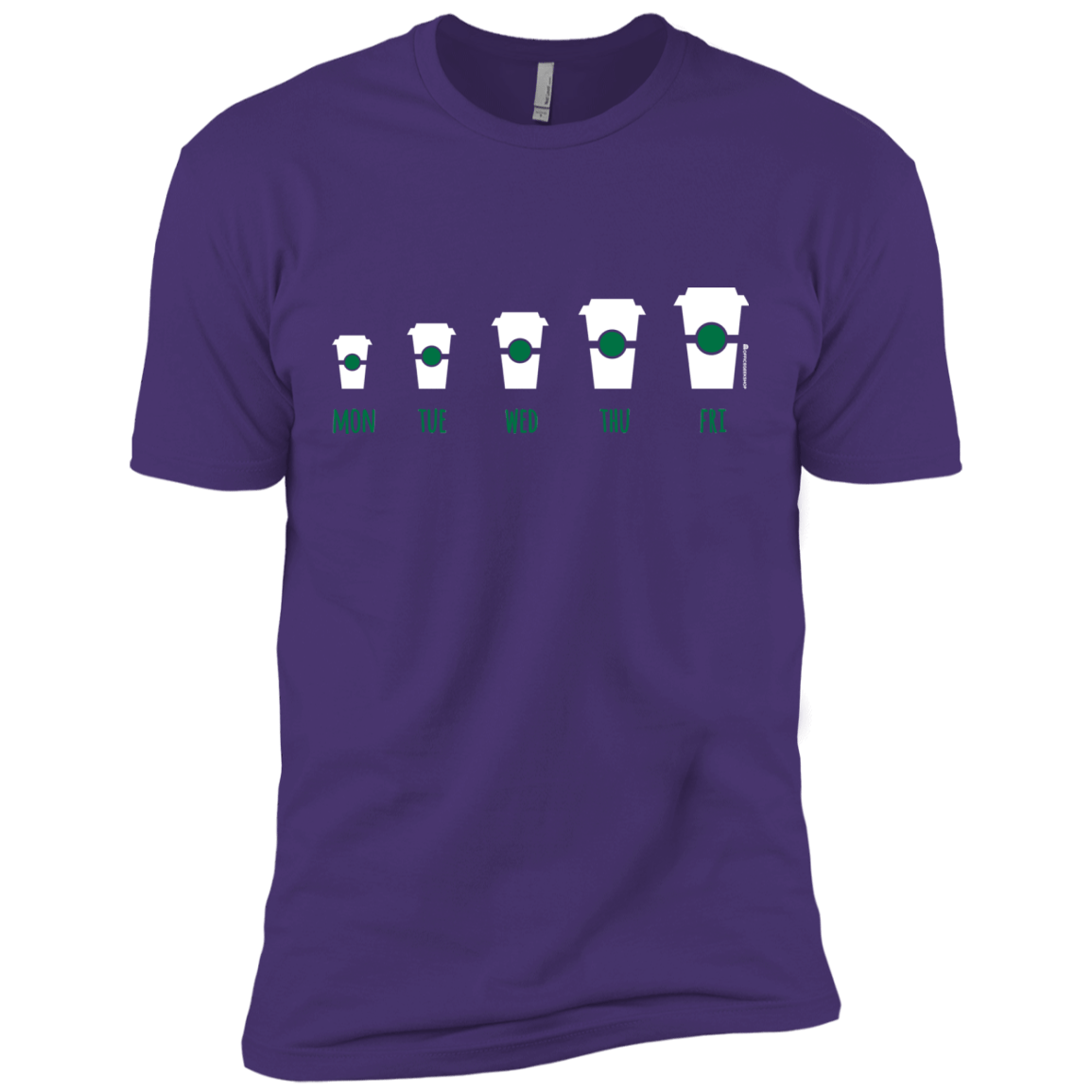 T-Shirts Purple Rush/ / X-Small Coffee Week Men's Premium T-Shirt