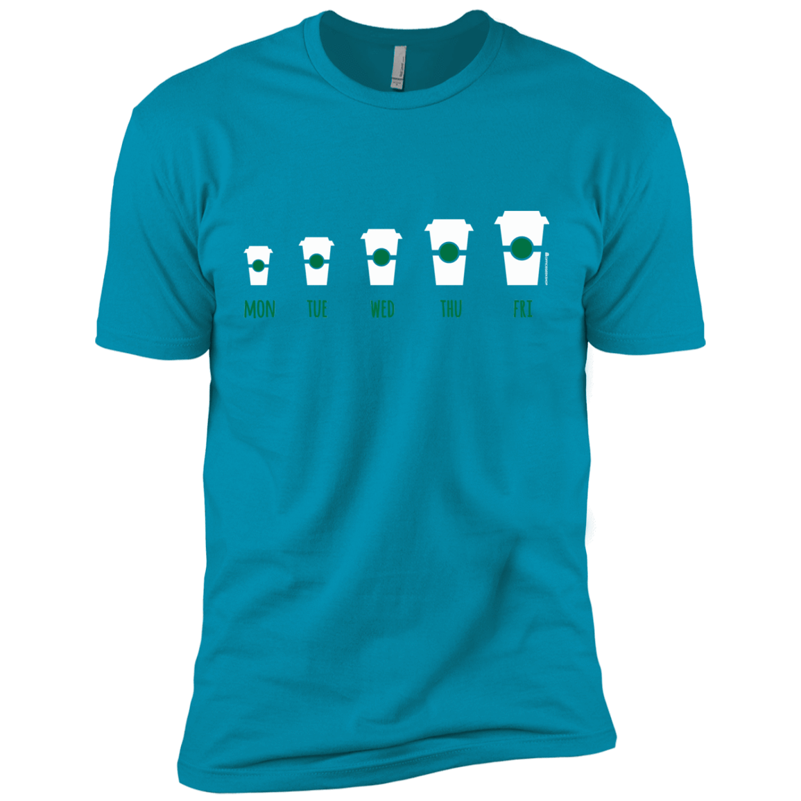 T-Shirts Turquoise / X-Small Coffee Week Men's Premium T-Shirt