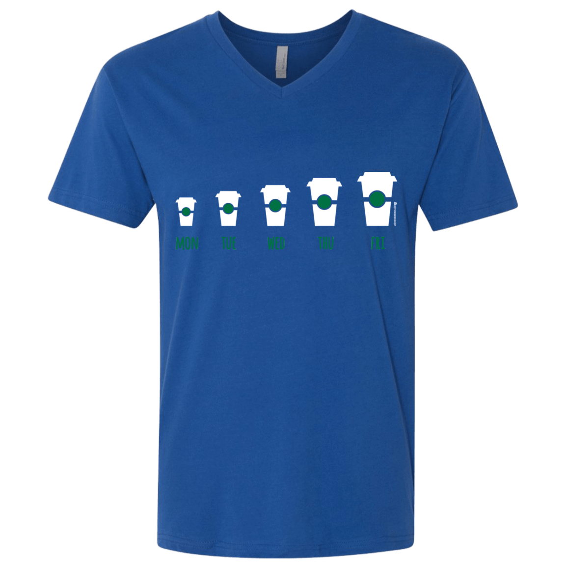 T-Shirts Royal / X-Small Coffee Week Men's Premium V-Neck