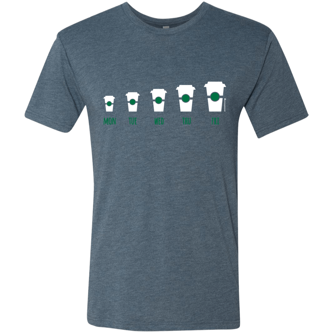 T-Shirts Indigo / Small Coffee Week Men's Triblend T-Shirt