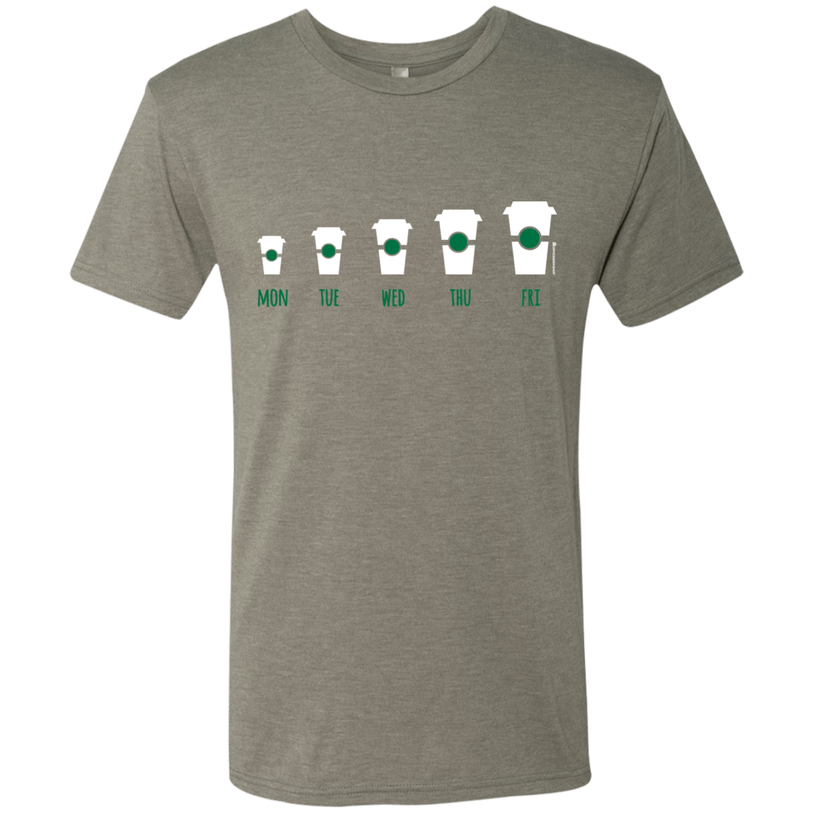 T-Shirts Venetian Grey / Small Coffee Week Men's Triblend T-Shirt