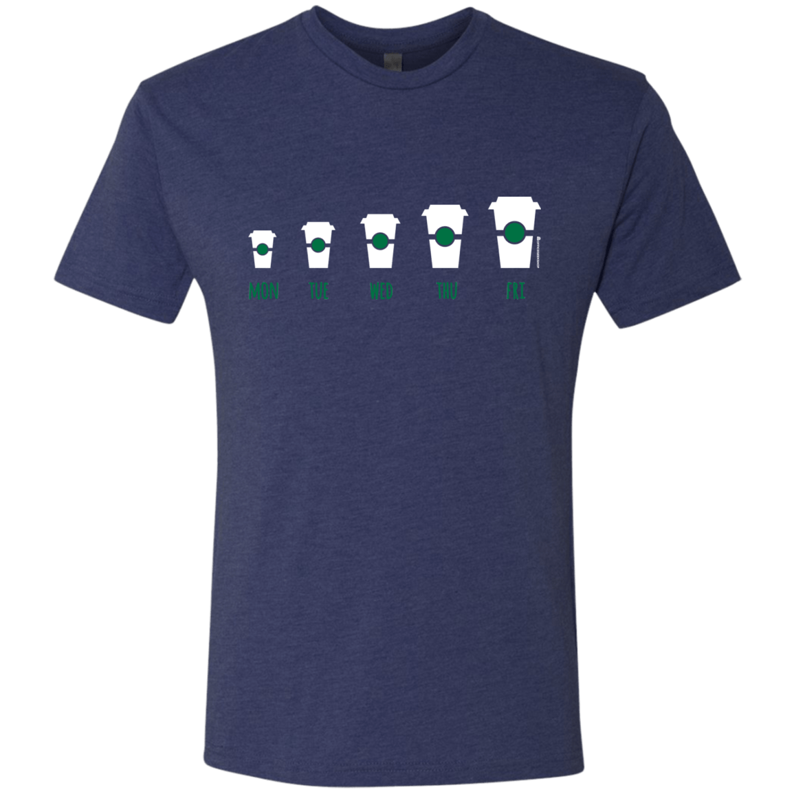 T-Shirts Vintage Navy / Small Coffee Week Men's Triblend T-Shirt