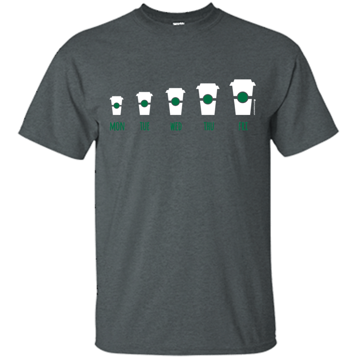 T-Shirts Dark Heather / Small Coffee Week T-Shirt