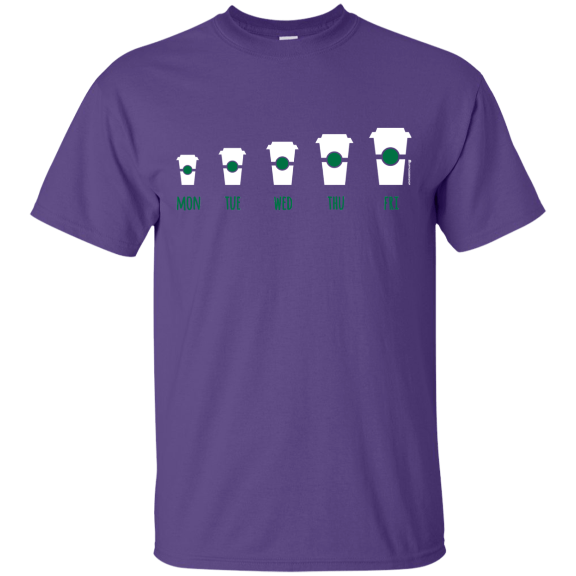 T-Shirts Purple / Small Coffee Week T-Shirt