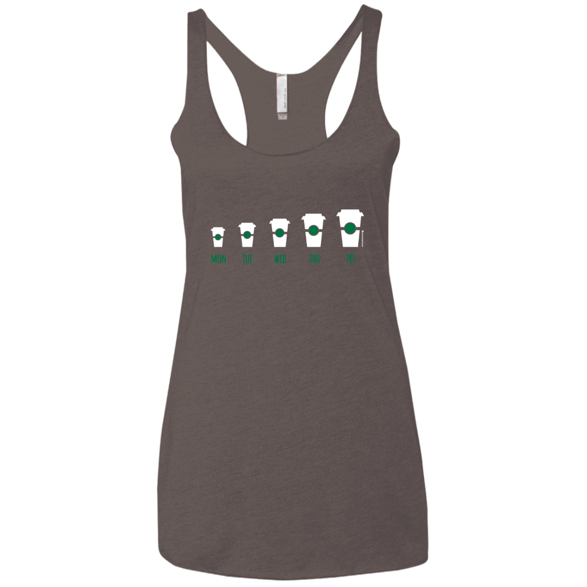T-Shirts Macchiato / X-Small Coffee Week Women's Triblend Racerback Tank