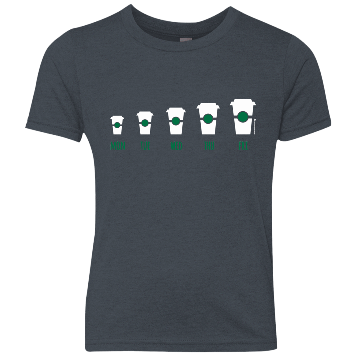 T-Shirts Vintage Navy / YXS Coffee Week Youth Triblend T-Shirt