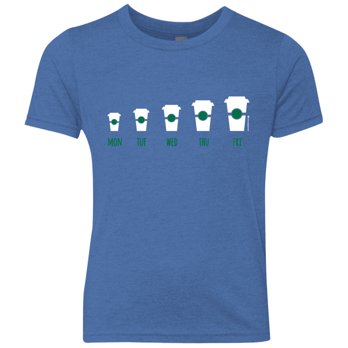 T-Shirts Vintage Royal / YXS Coffee Week Youth Triblend T-Shirt