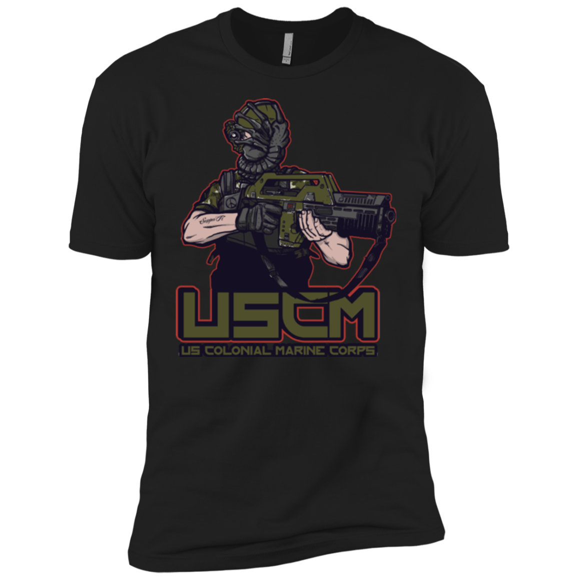 T-Shirts Black / X-Small Colonial Facehugger Men's Premium T-Shirt