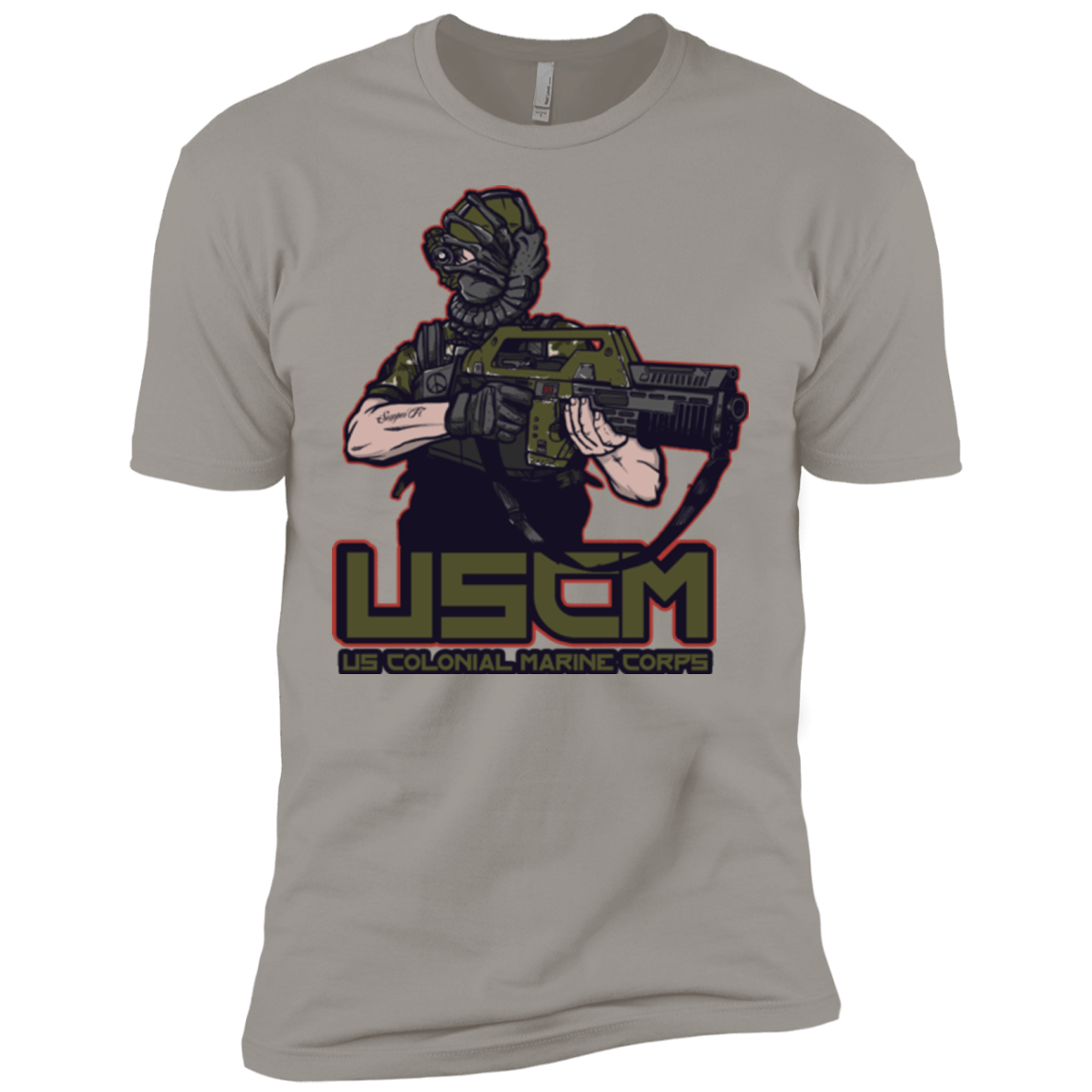 T-Shirts Light Grey / X-Small Colonial Facehugger Men's Premium T-Shirt