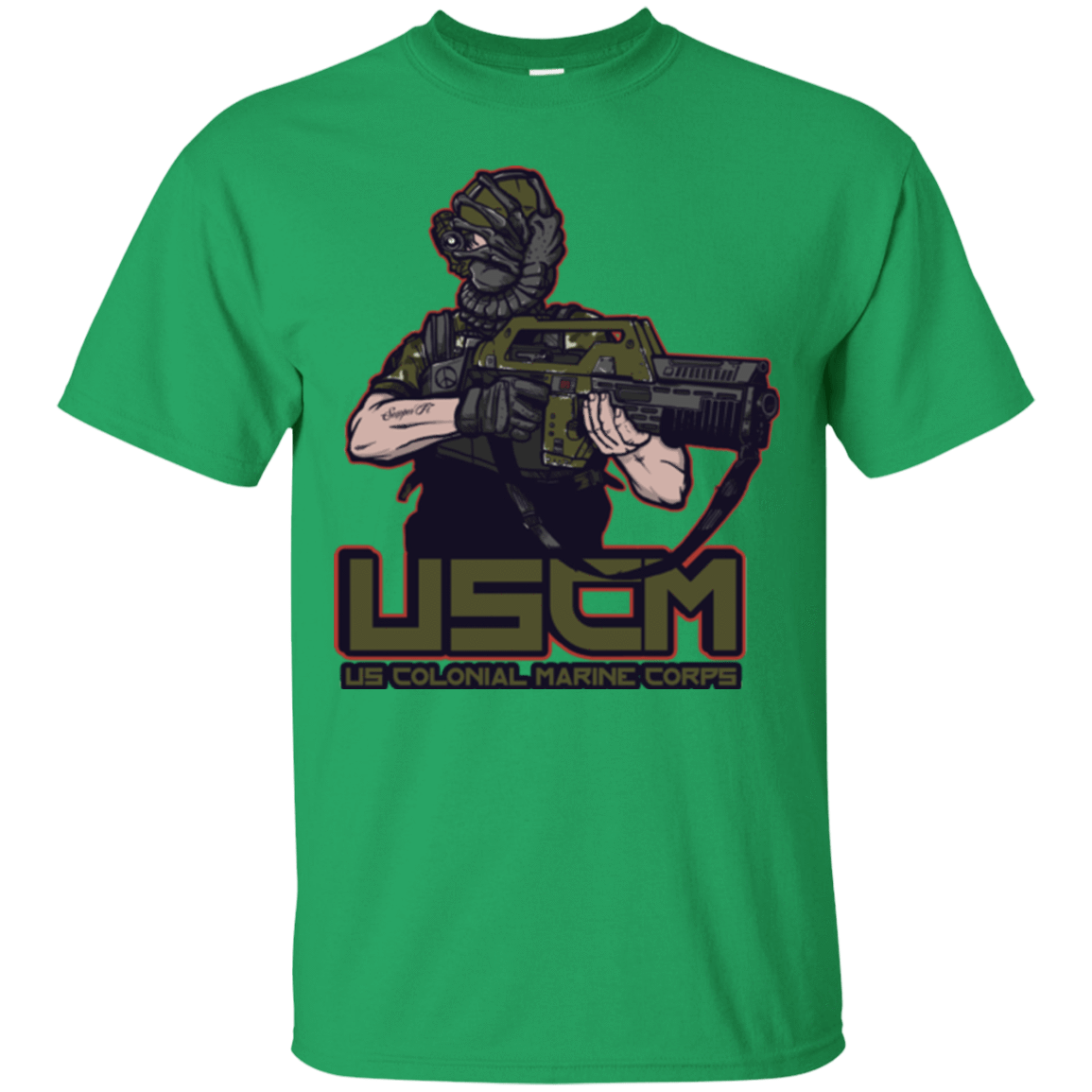 T-Shirts Irish Green / Small Colonial Facehugger T-Shirt