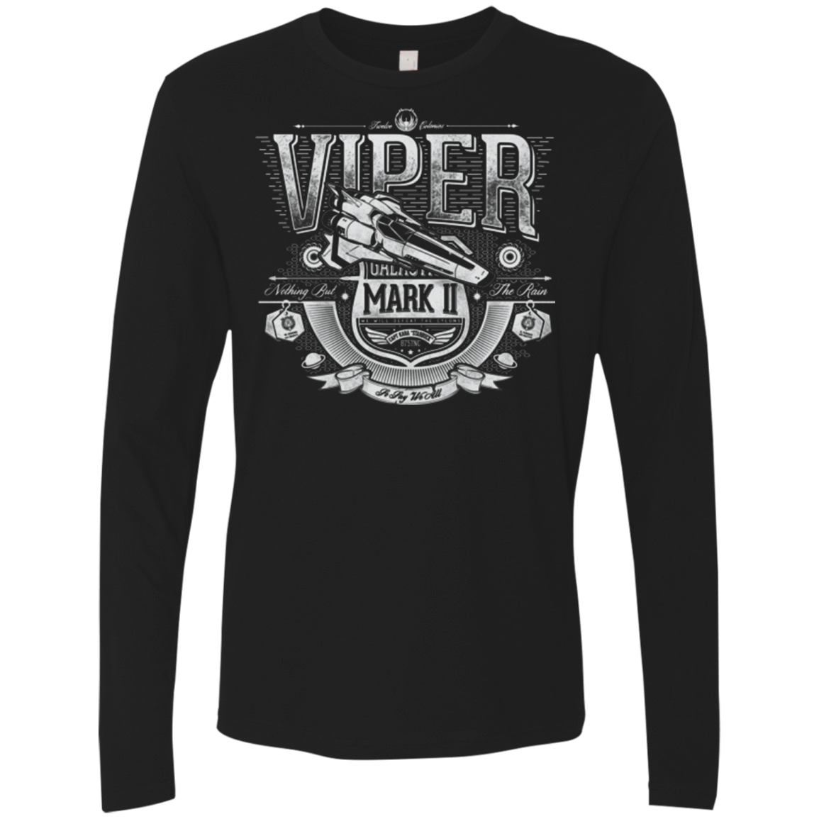 T-Shirts Black / Small Colonial Fighter Men's Premium Long Sleeve