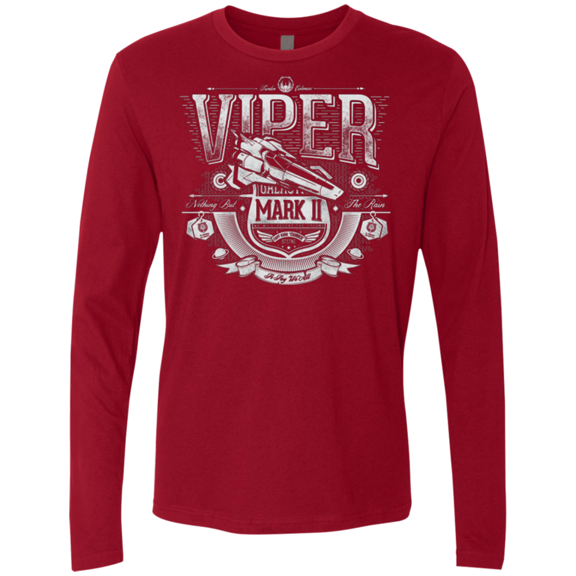 T-Shirts Cardinal / Small Colonial Fighter Men's Premium Long Sleeve